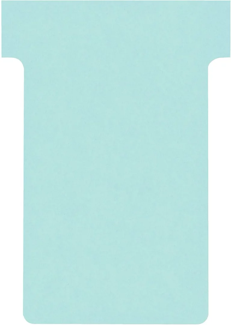 NOBO T-Karten 100 Stück Größe 2 blau