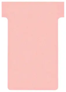 NOBO T-Karten 2002008 100 Stück Größe 2 pink
