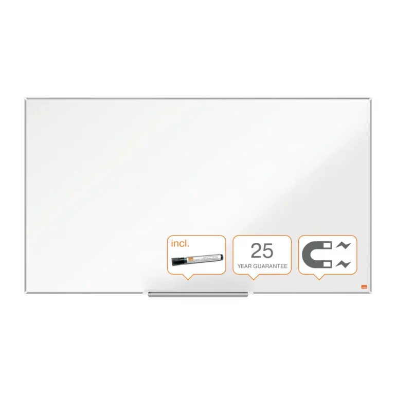 NOBO Whiteboard Impression Pro Emaille Widescreen 123 x 70cm (55") weiß