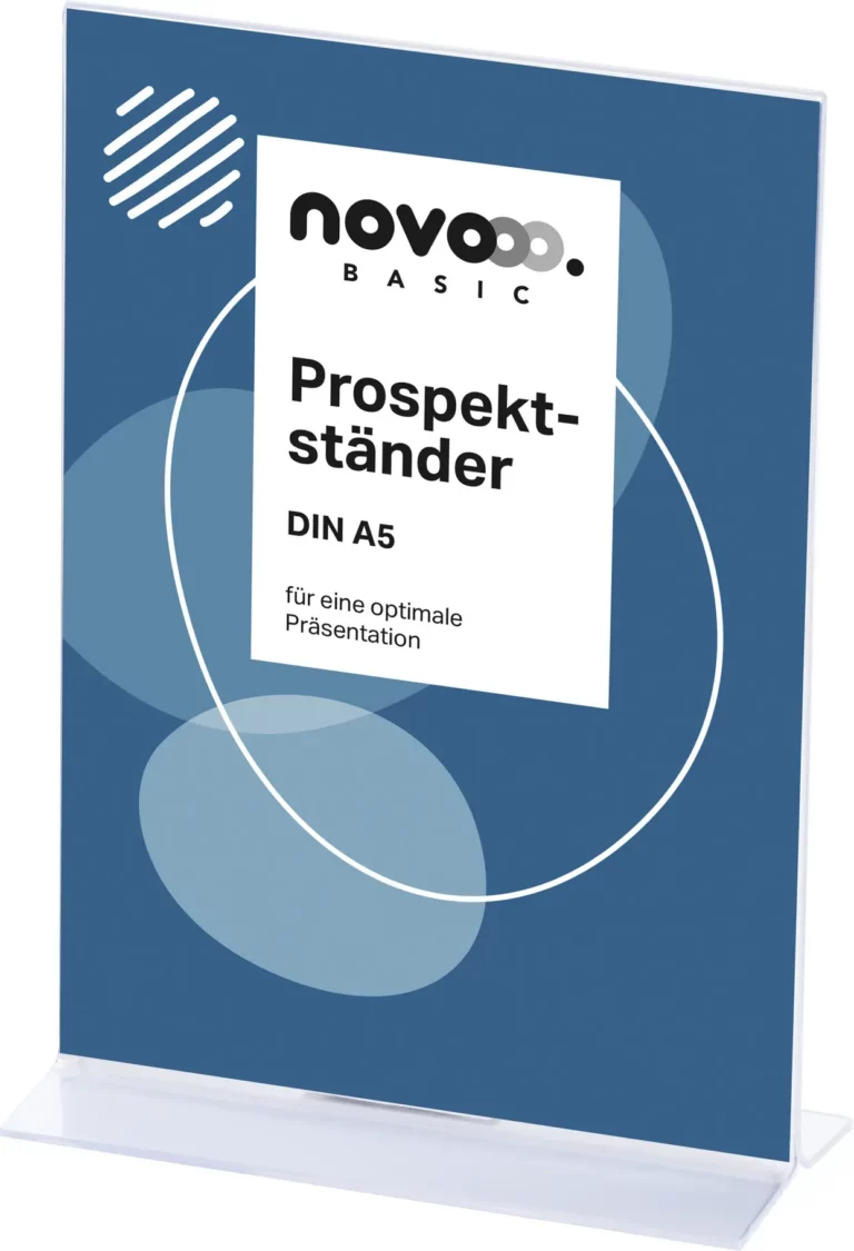 NOVOOO BASIC Tischaufsteller T85 A5 klar