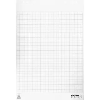 NOVOOO BUSINESS Flipchartblock 5 Stück à 20 Blatt 65 x 98 cm kariert