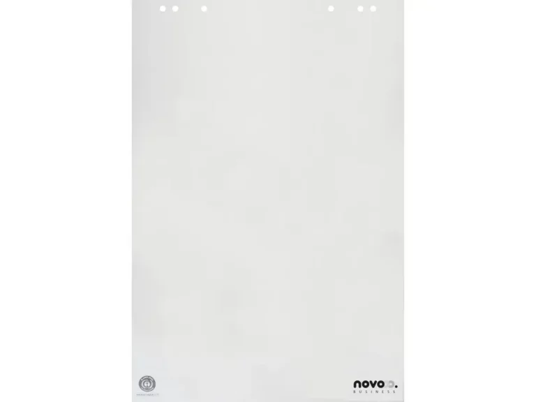 NOVOOO BUSINESS Flipchartblock Recycling 5 Stück à 20 Blatt 65 x 98 cm glatt
