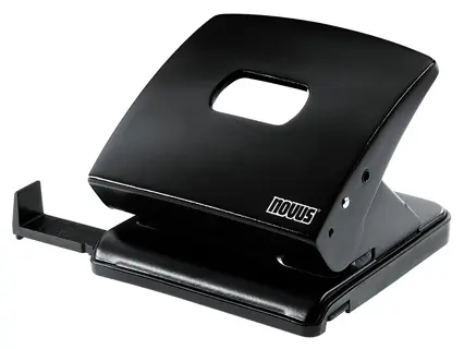 NOVUS Locher 25-0381 C225 für 25 Blatt schwarz