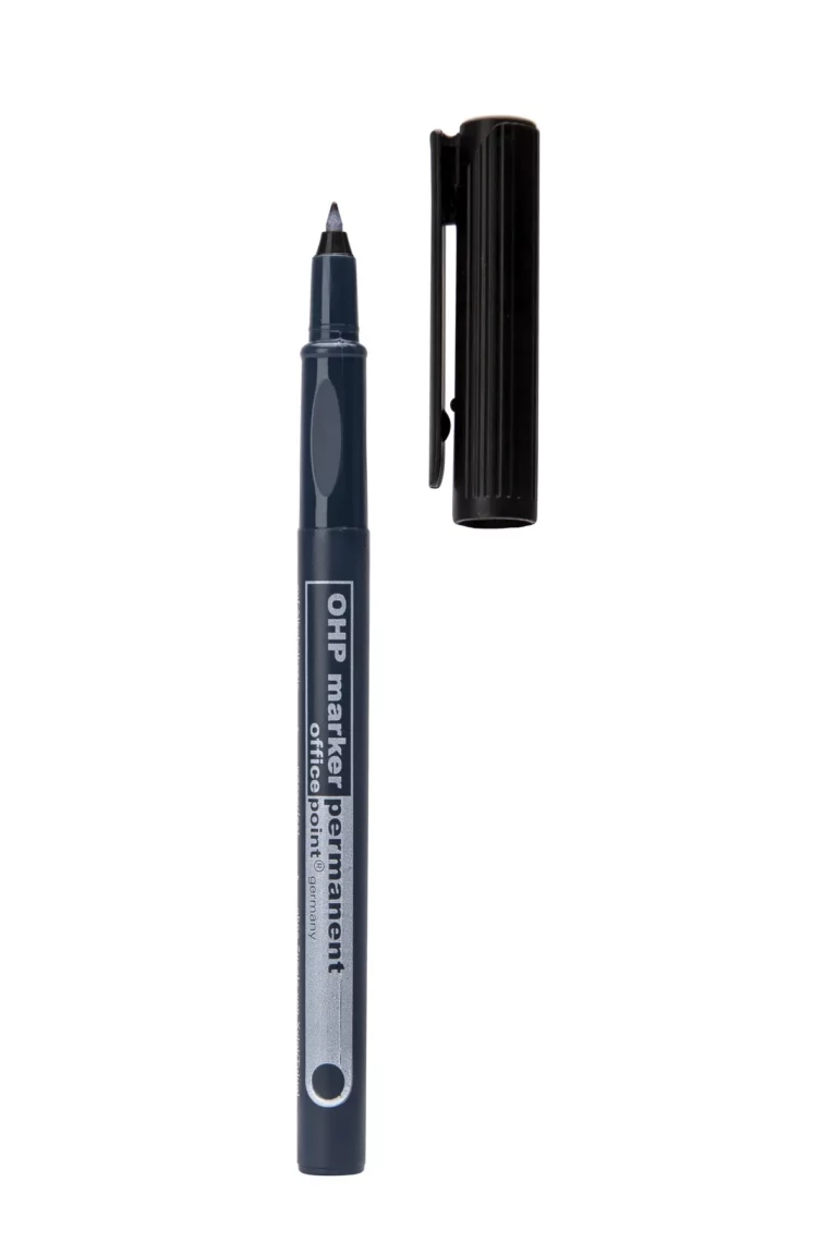 OFFICE POINT Universalmarker mit Rundspitze F permanent schwarz
