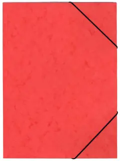OFFICIO Flügelmappe 507 aus Pressspann mit Gummizug DIN A4 rot