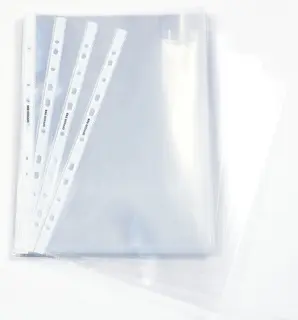 OFFICIO Klarsichthüllen 568 A4 100 µm 100 Stück glatt