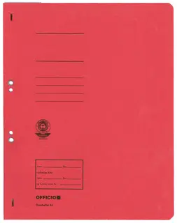 OFFICIO Ösenhefter 513 DIN A4 aus Karton rot