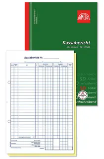 OMEGA Kassaberichtsbuch 103 OK A4 2 x 50 Blatt