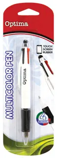 OPTIMA Kugelschreiber Multicolor Pen mit Touchfunktion