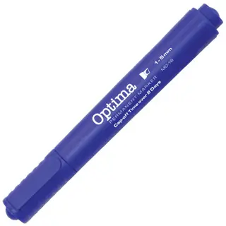 OPTIMA Marker 210 1-5 mm Keilspitze permanent blau