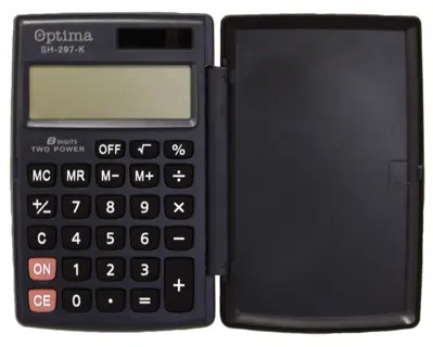 OPTIMA Taschenrechner 25253 SH-297 mit Basisfunktionen