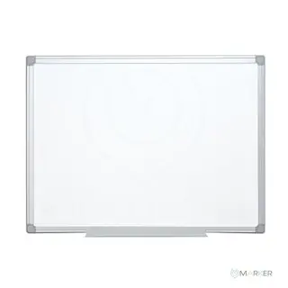 OPTIMA Weißwandtafel inkl. Stiftablage 90 x 120 cm magnetisch weiß
