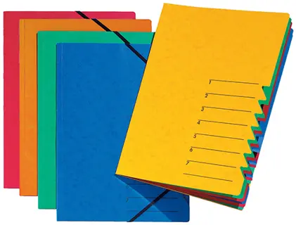 PAGNA Ordnungsmappe Easy A4 7-teilig blau