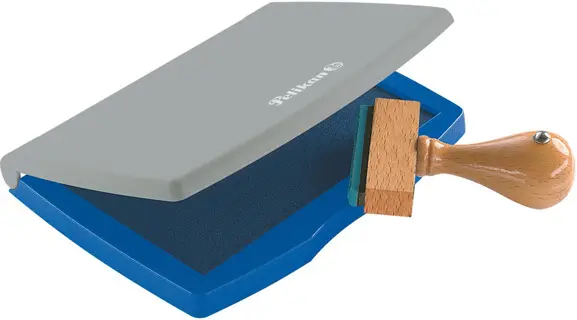 PELIKAN Stempelkissen 11 x 7 cm blau