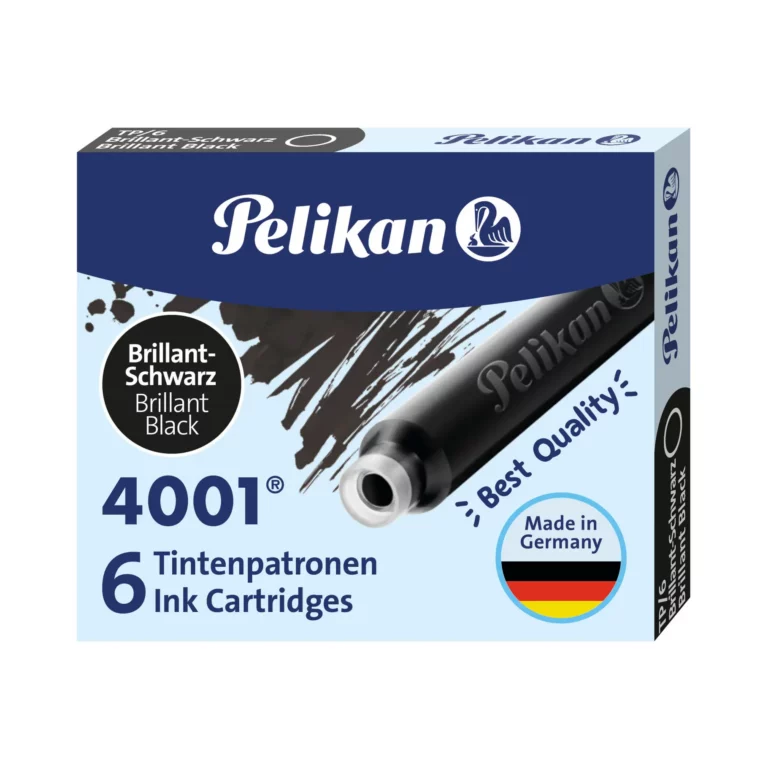PELIKAN Tintenpatrone 4001 schwarz 6 Stück