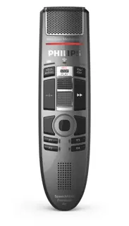 PHILIPS Diktiermikrofon SMP4010 SpeechMike Premium Air mit Schiebe-Schalter