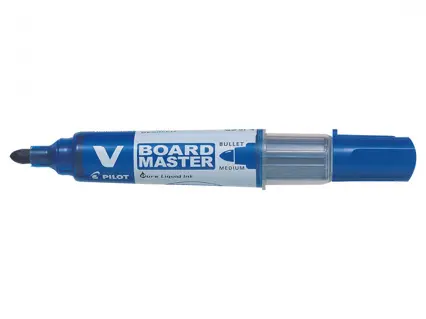 PILOT Boardmarker V-Board Master 10 Stück inkl. 10 Stück Nachfüllpatronen Rundspitze 2