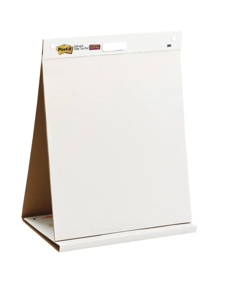 POST-IT® Flipchartblock Super Sticky Meeting Chart Table 20 Blatt glatt 584 x 508 mm weiß