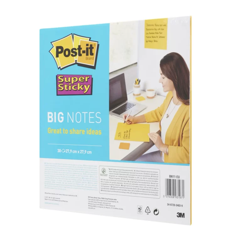 POST-IT® Haftnotizen Super Sticky Big Notes BN11-EU 30 Blatt 27