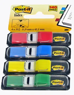 POST-IT® Index 683-4 4 x 35 Blatt im Spender 11