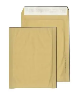 Papierpolstertasche 100 Stück Größe C (145 x 215 mm) mit Abziehstreifen ohne Fenster braun