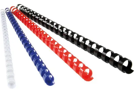 RECOsystems Binderücken PP 21 Ringe 16 mm 100 Stück schwarz