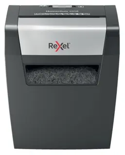 REXEL Aktenvernichter Momentum X308 P-3 Partikelschnitt schwarz
