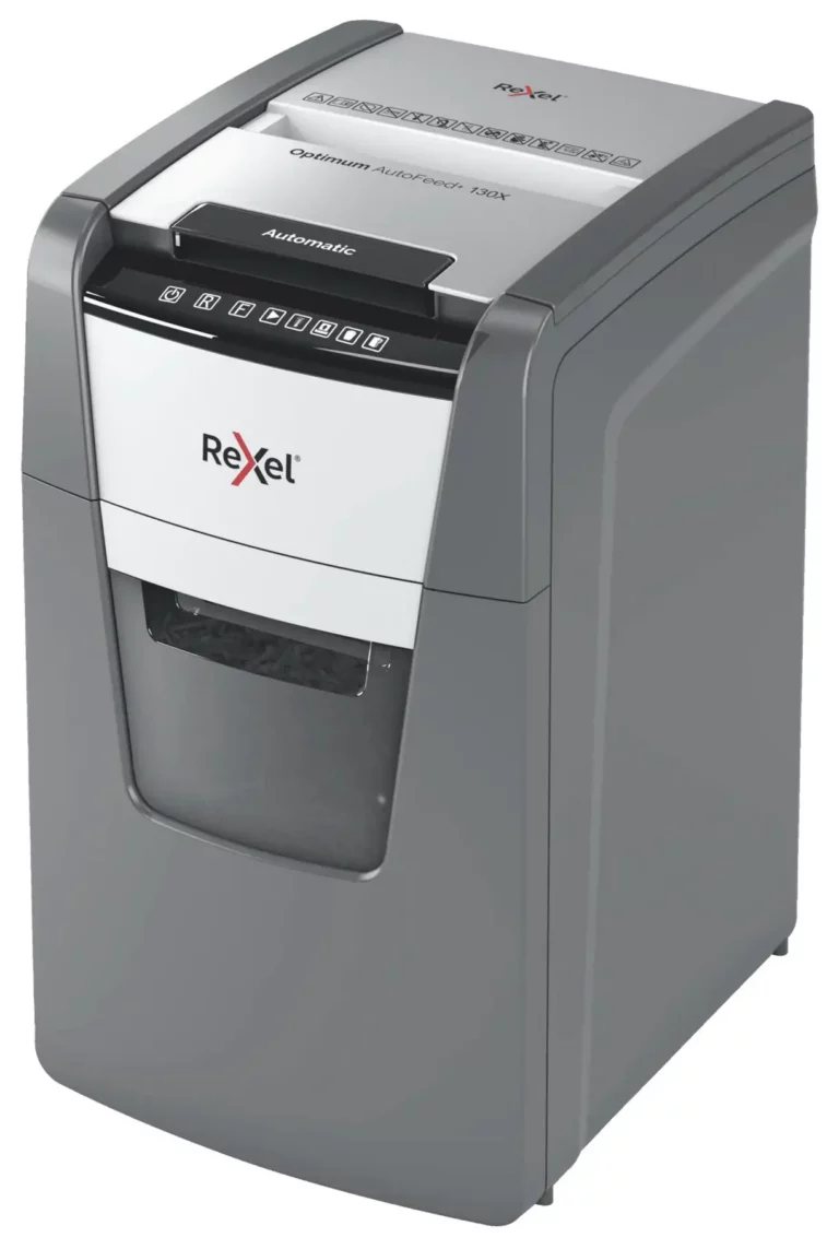 REXEL Aktenvernichter Optimum Autofeed+ 130X Partikelschnitt P4 schwarz