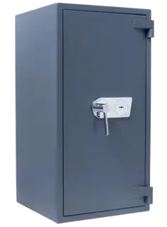ROTTNER Wertschutzschrank Imperial Fire 100 IT mit Doppelbartschloss 111 Liter grau