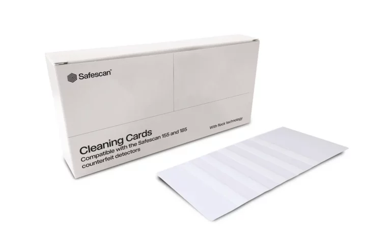SAFESCAN Reinigungskarten für Geldscheinprüfgeräte 10 Stück weiß