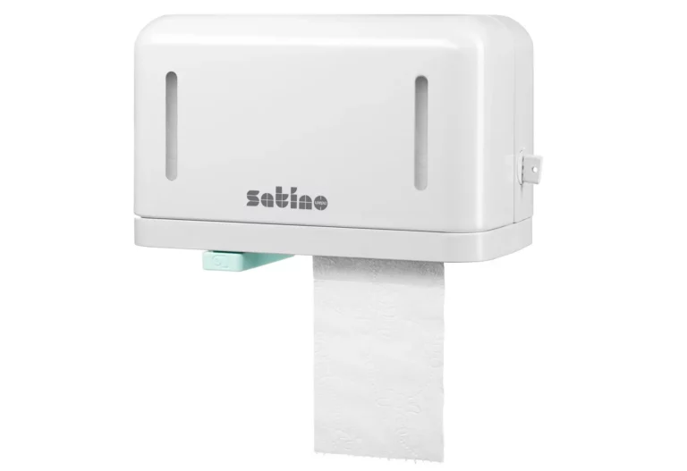 SATINO Toilettenpapierspender Plus für zwei Rollen weiß