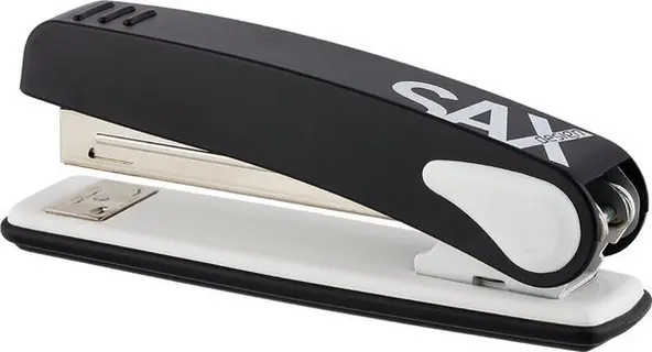 SAX Hefter 249 Design für 25 Blatt schwarz/Ersatz: grau