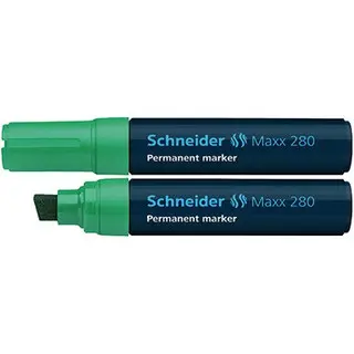 SCHNEIDER Permanentmarker Maxx 280 mit Keilspitze 4-12 mm grün