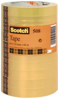 SCOTCH Klebeband 10 Rollen 15 mm x 66 m transparent