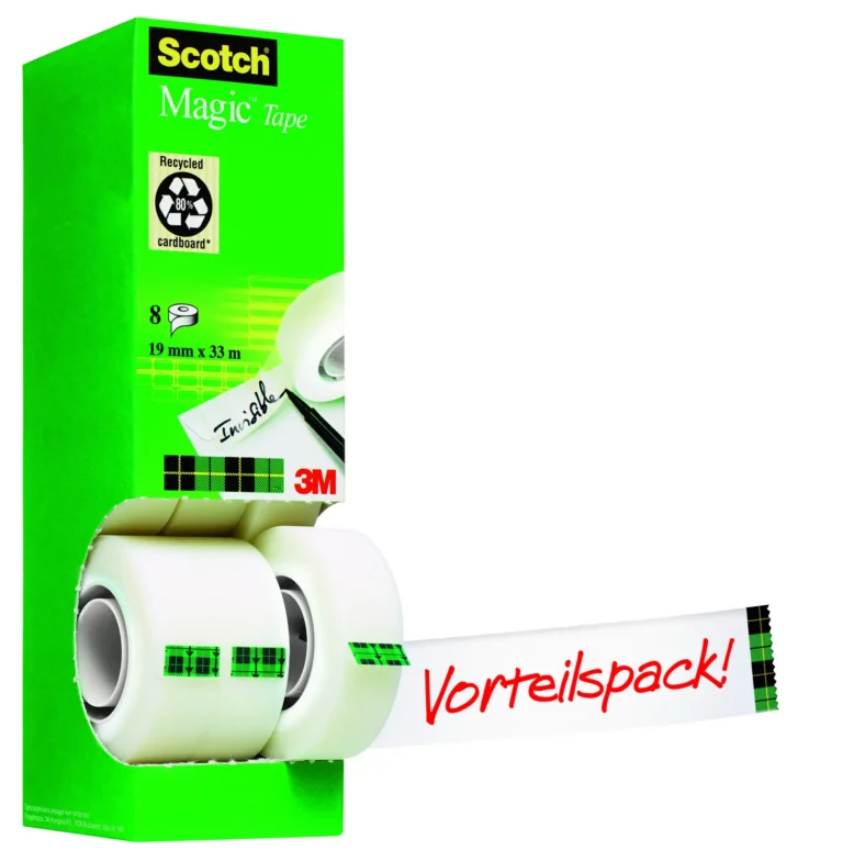 SCOTCH Klebeband Magic 8 Rollen 19 mm x 33 m transparent