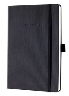 SIGEL Notizbuch Conceptum CO121 mit Hardcover A5 kariert schwarz