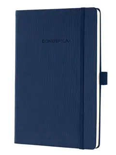 SIGEL Notizbuch Conceptum CO656 A5 194 Blatt kariert mit Hardcover dunkelblau