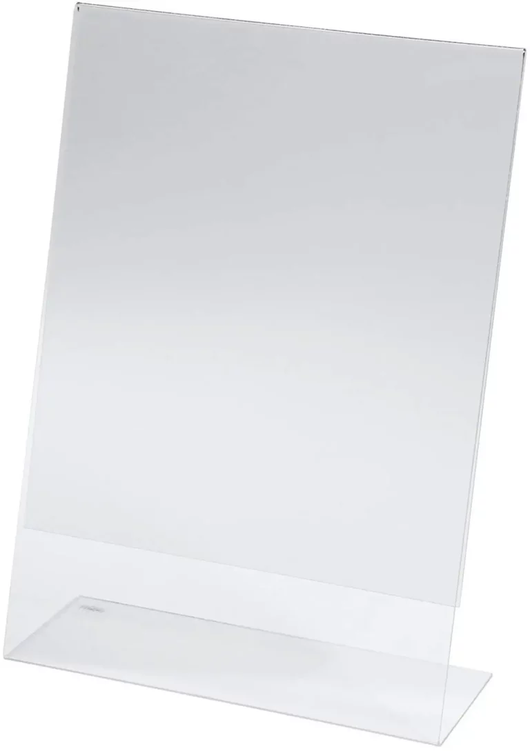 SIGEL Tischaufsteller TA210 DIN A4 schräg transparent