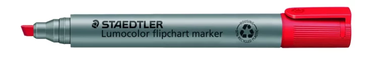 STAEDTLER Flipchartmarker Lumocolor® 356 mit Keilspitze 2-5 mm rot