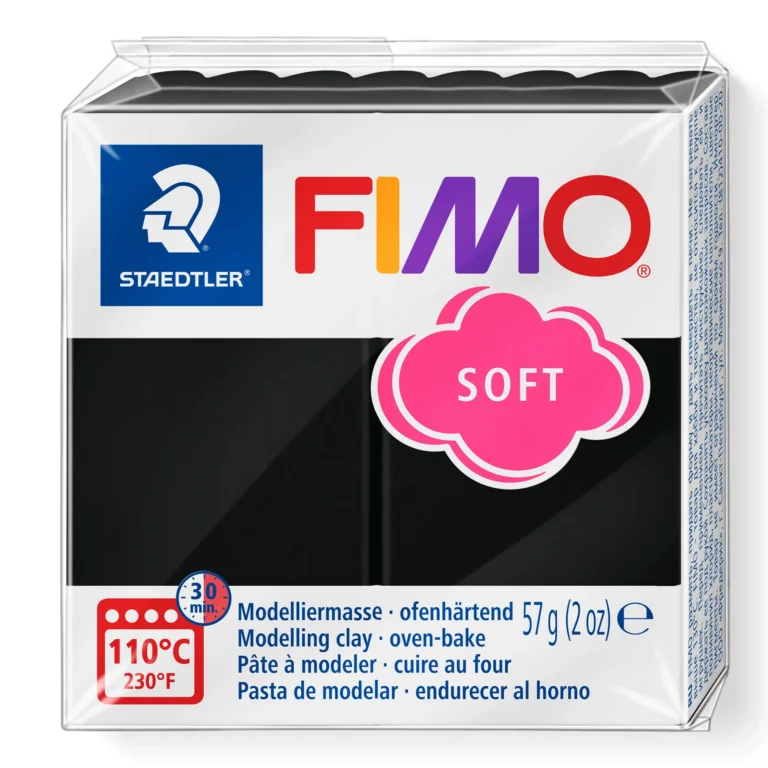 STAEDTLER Modelliermasse FIMO® Soft 57 g schwarz