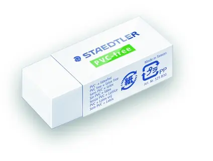STAEDTLER Radierer PVC-free 525 B30 43 x 19 x 13 mm weiß