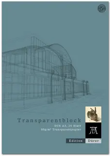 STAUFEN DÜRER Transparentblock A3 25 Blatt 80 g/m²