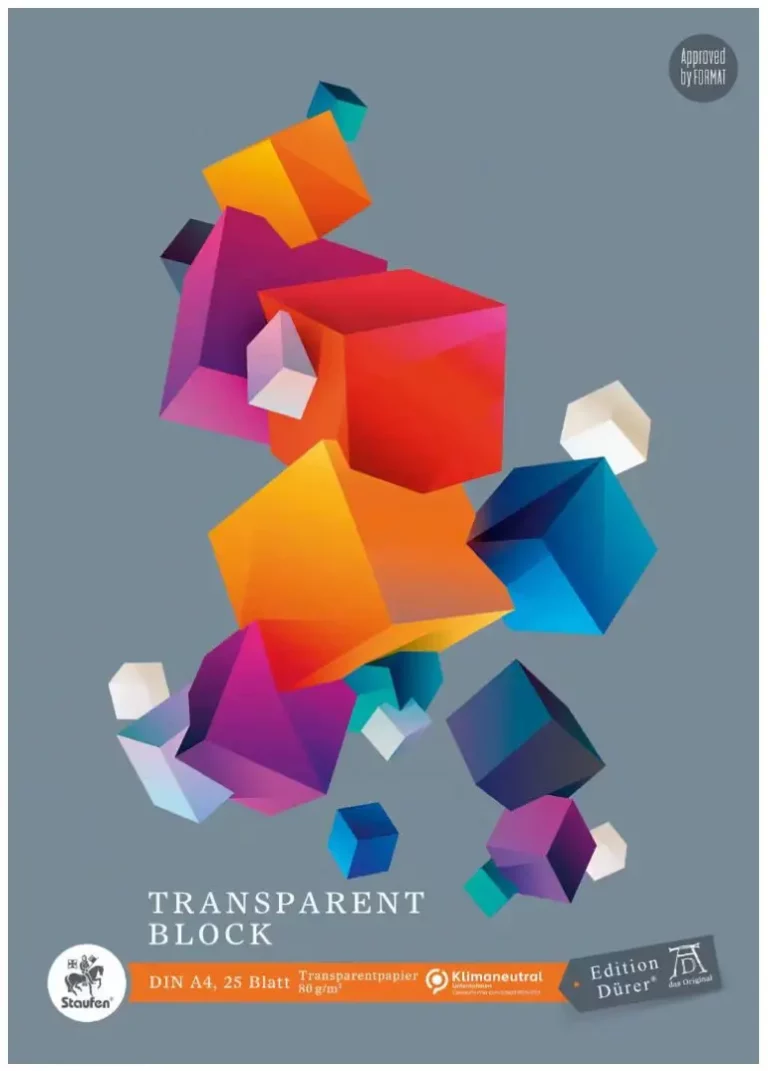 STAUFEN DÜRER Transparentblock A4 25 Blatt 80 g/m²