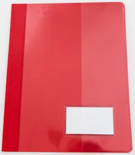 Schnellhefter 5 Stück DIN A4 breit PVC rot