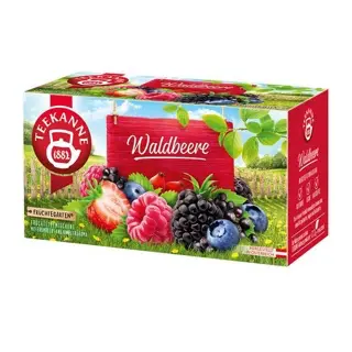 TEEKANNE Früchtegarten Bio Waldbeerentee 18 Beutel