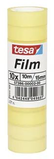 TESA Klebeband 15 mm x 10 m 10 Stück transparent