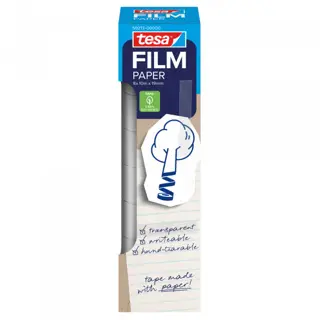 TESA Klebeband Paper 59213 Papier 8 Rollen 19 mm x 10 m transparent