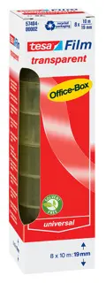 TESA Klebefilm Box 57404  8 Rollen 19 mm x 10 m transparent