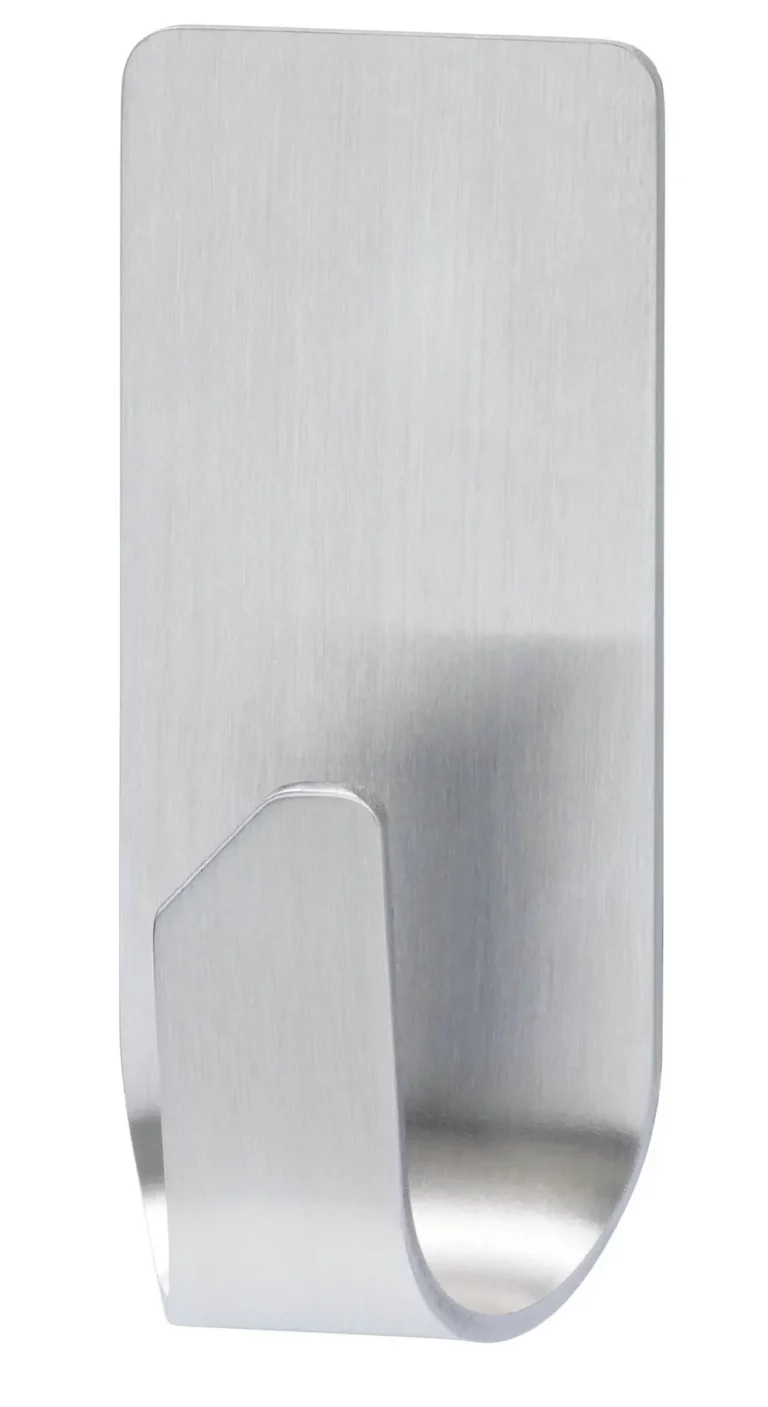 TESA Powerstrips Waterproof 59707 Haken aus Edelstahl silber