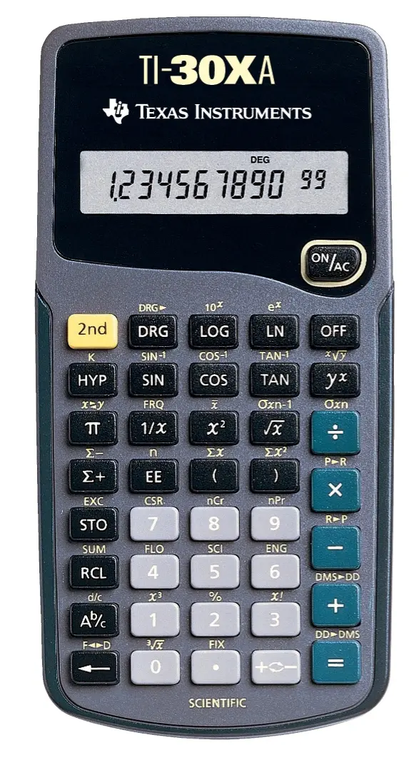 TEXAS INSTRUMENTS Taschenrechner TI-30 XA 10-stellig